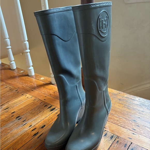 Hunter Rain boots with wedge heel - Picture 1 of 13